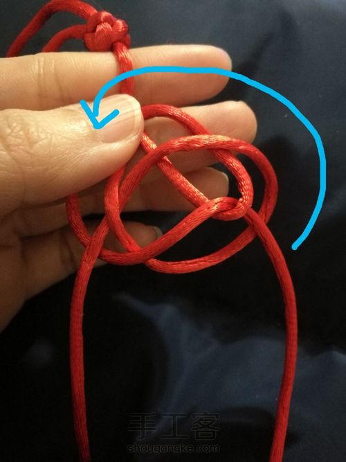 纽扣结 第8步
