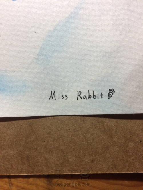 水彩《Miss rabbit》 第27步