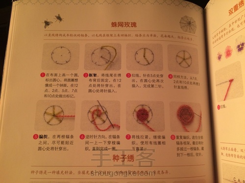 植物刺绣 第5步