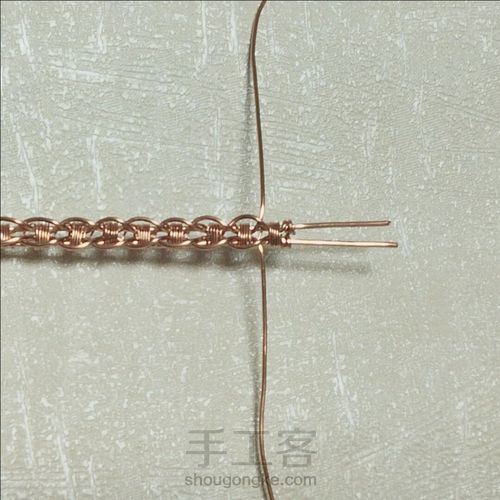 绕线手镯 第10步