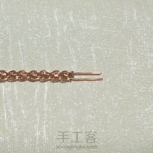 绕线手镯 第11步