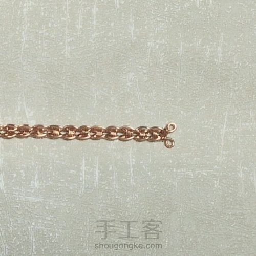 绕线手镯 第12步