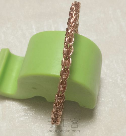 绕线手镯 第13步