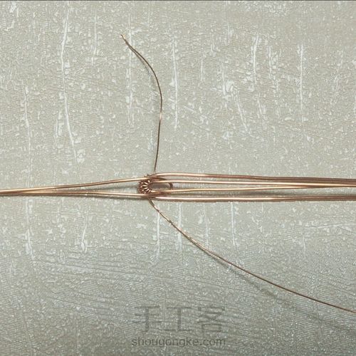 绕线手镯 第4步