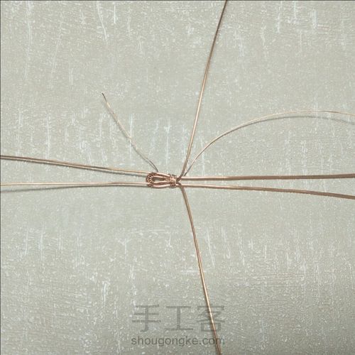 绕线手镯 第5步