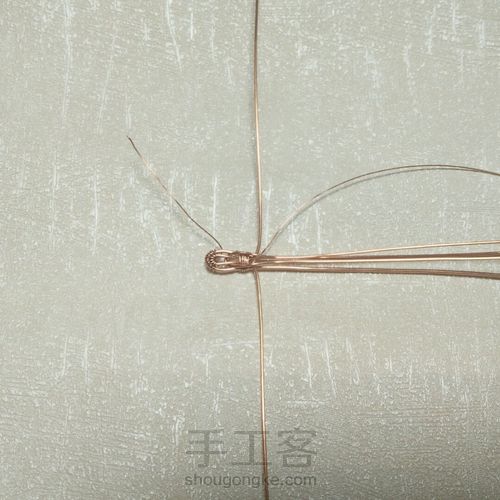 绕线手镯 第6步