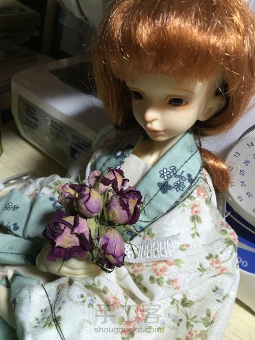 小干花装饰 小胸针 第9步