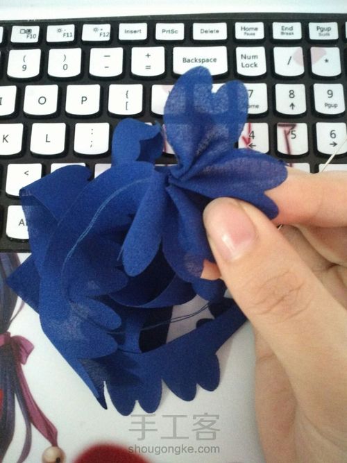 古风发饰--发箍,各种颜色的都很好看 第3步