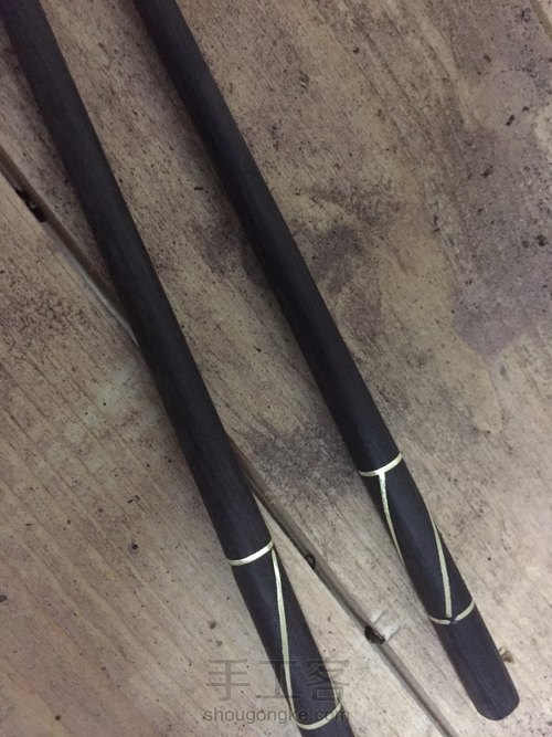 做双筷子 第4步