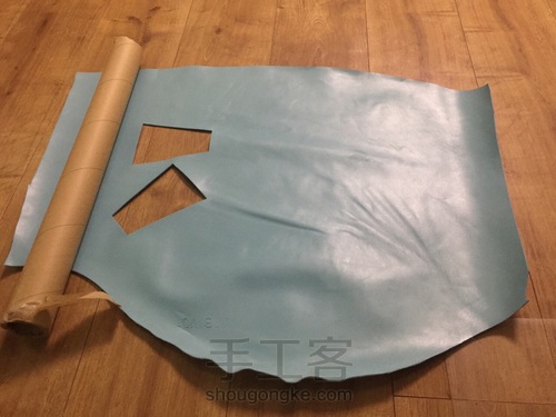 自己做的手包 粉蓝色好大牌的手包哦 第1步