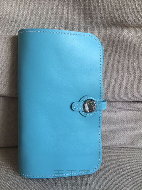 自己做的手包 粉蓝色好大牌的手包哦 第11步