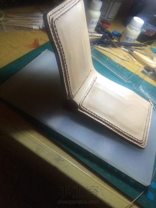 皮雕睡莲 第7步