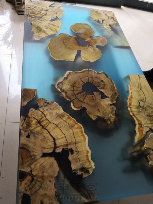 树脂木茶几面 第19步