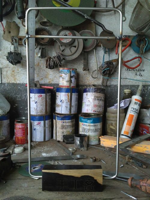 简易毛笔笔挂 第13步