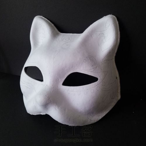 手绘和风面具一 第2步