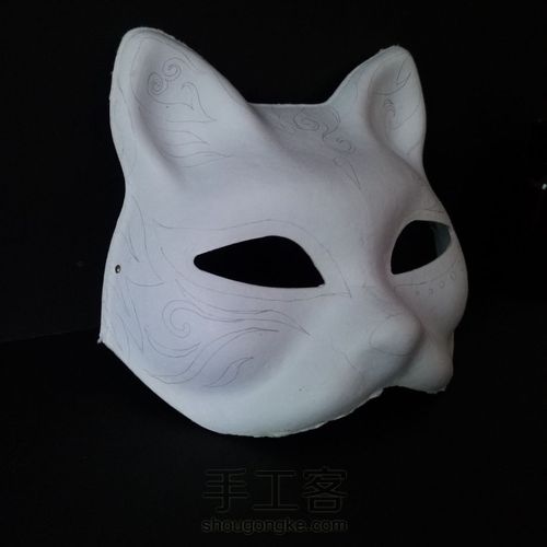 手绘和风面具一 第3步