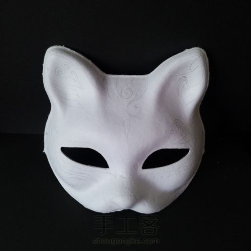 手绘和风面具一 第4步