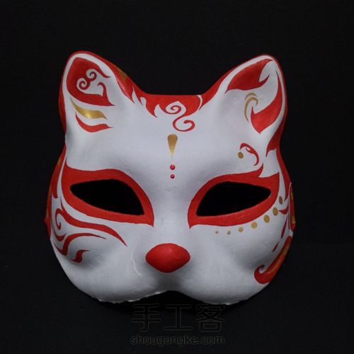 手绘和风面具一 第5步