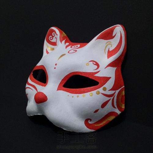 手绘和风面具一 第6步