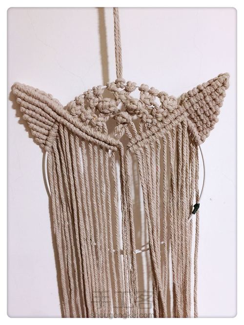 【原创】好看的猫头鹰挂饰 第7步