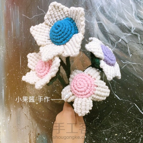 【原创】编织花朵教程 第24步