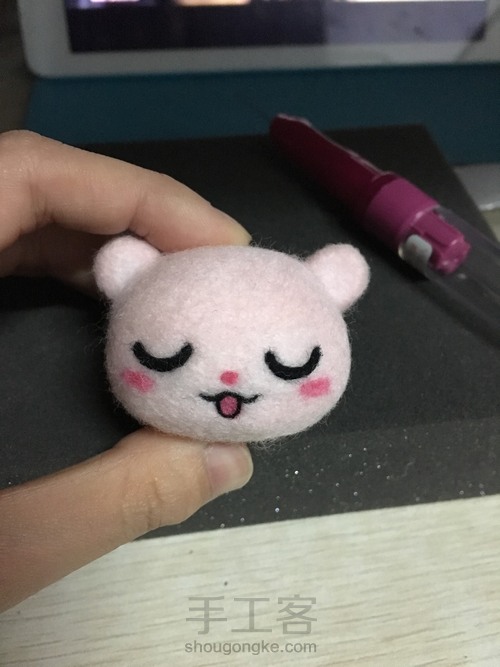 可爱的想念熊~ 第7步