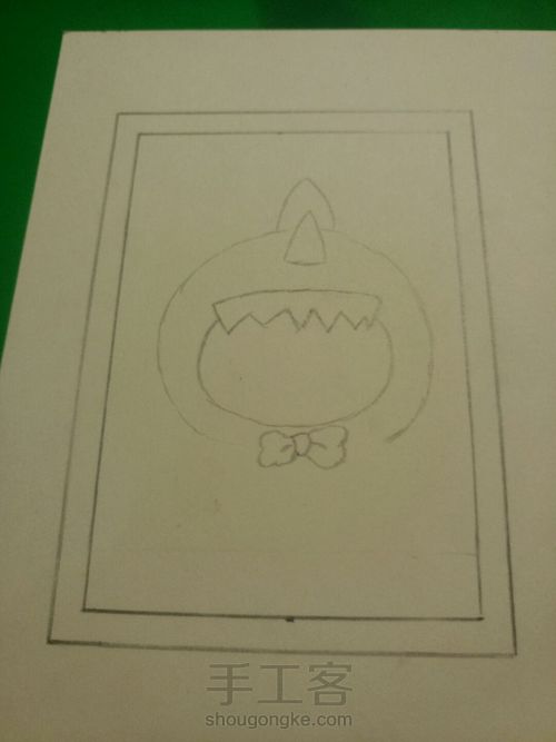 如何画一只萌萌的长草颜(一) 第5步