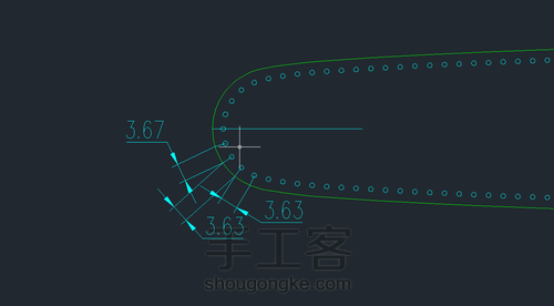手工钢笔套 第3步