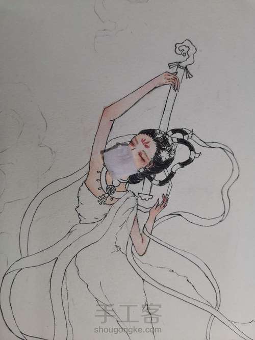 敦煌飞天 第4步