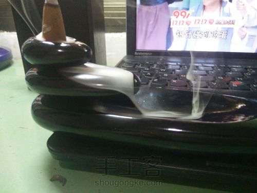 天然石头系列香座 第7步