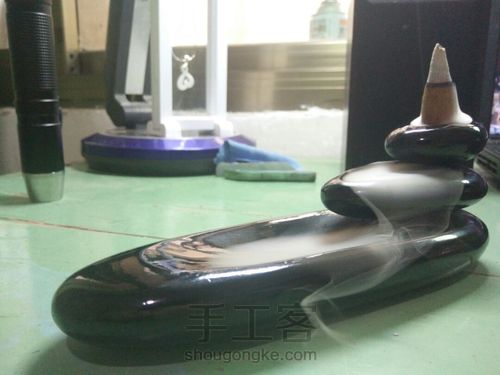 天然石头系列香座 第8步