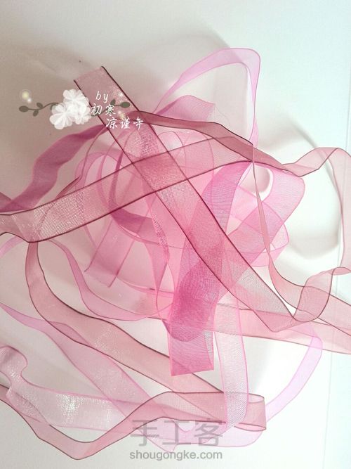 甜美发箍 第1步