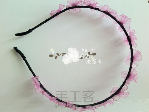 甜美发箍 第6步