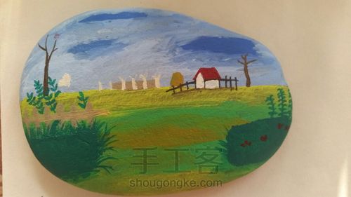 石头风景画2 第3步
