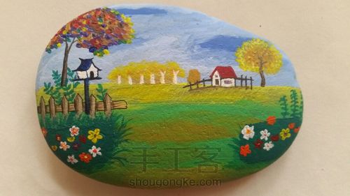 石头风景画2 第5步