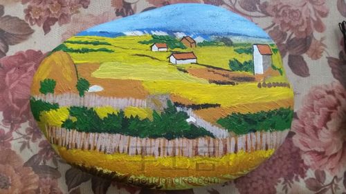 石头画之丰收 第2步