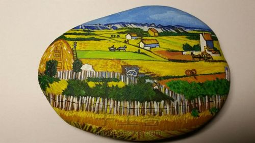 石头画之丰收 第4步