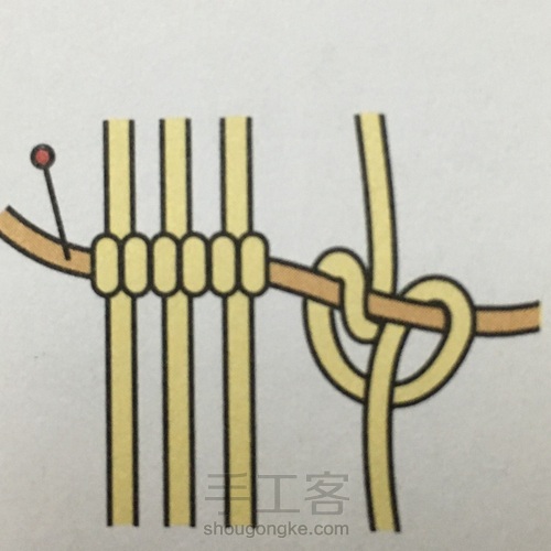 简约北欧风杯垫 第13步