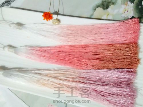 这是一个新手自染流苏的教程 第11步