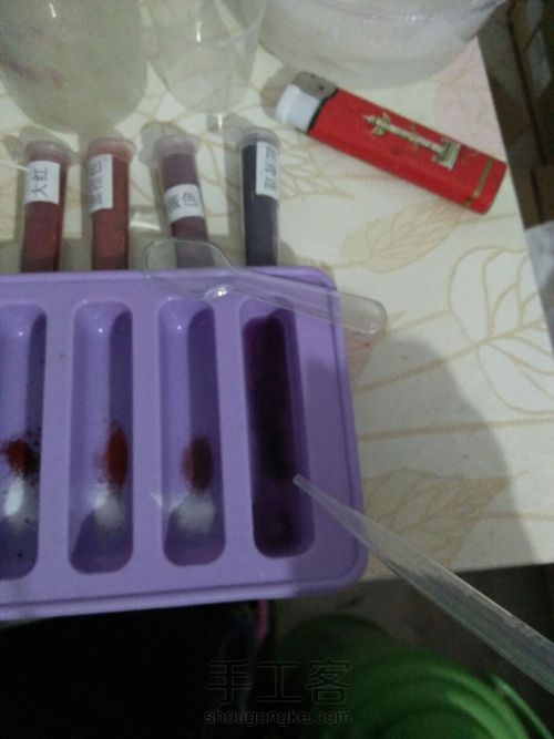 这是一个新手自染流苏的教程 第4步