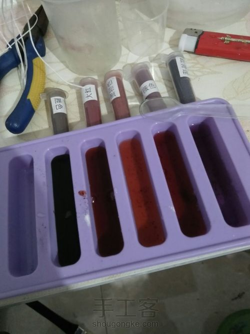 这是一个新手自染流苏的教程 第5步