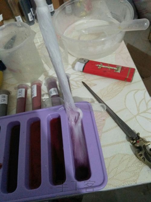 这是一个新手自染流苏的教程 第8步