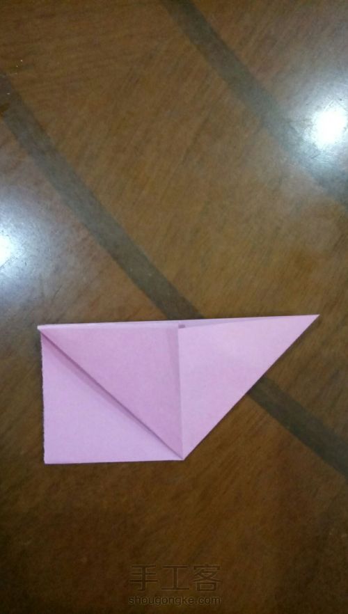两种折双三角形最简单的方法 第13步