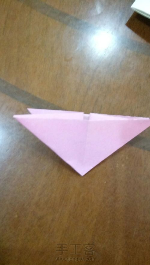 两种折双三角形最简单的方法 第15步