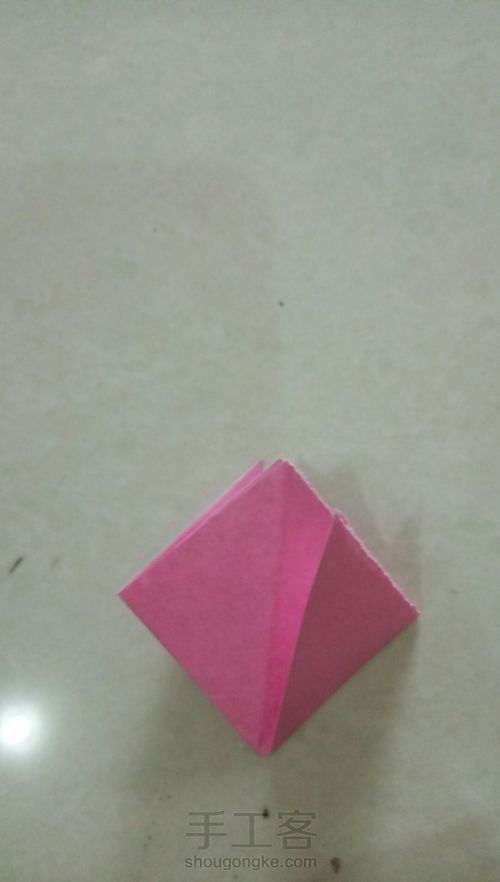 两种折双三角形最简单的方法 第5步