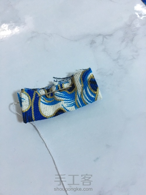 饭团口金包画图和制作过程 第9步