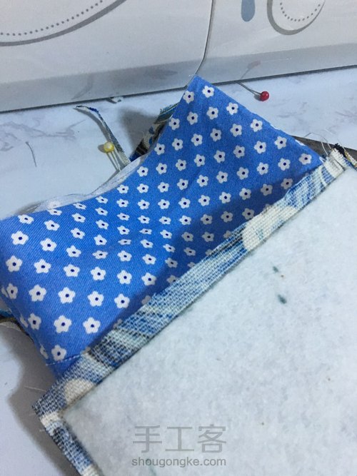 饭团口金包画图和制作过程 第14步