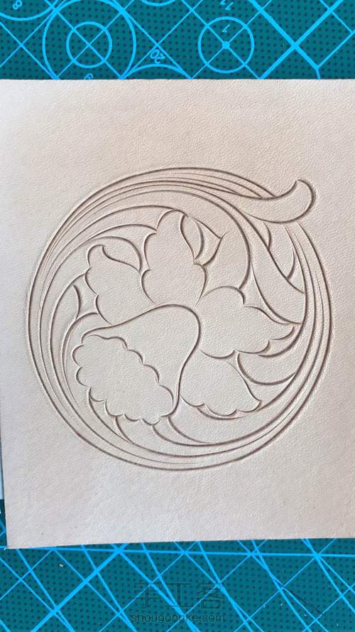 唐草皮雕的小蜕变 第1步
