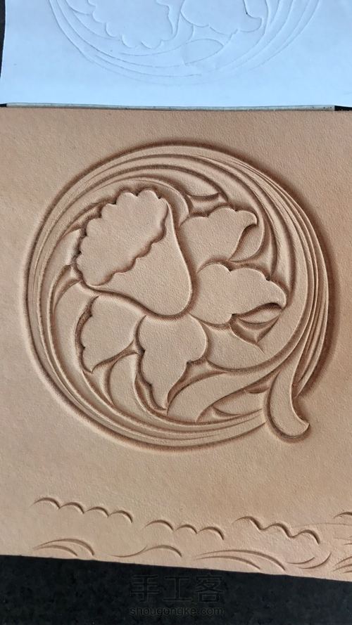 唐草皮雕的小蜕变 第4步