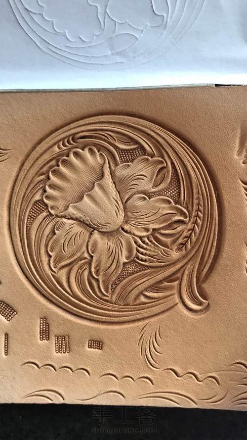 唐草皮雕的小蜕变 第9步